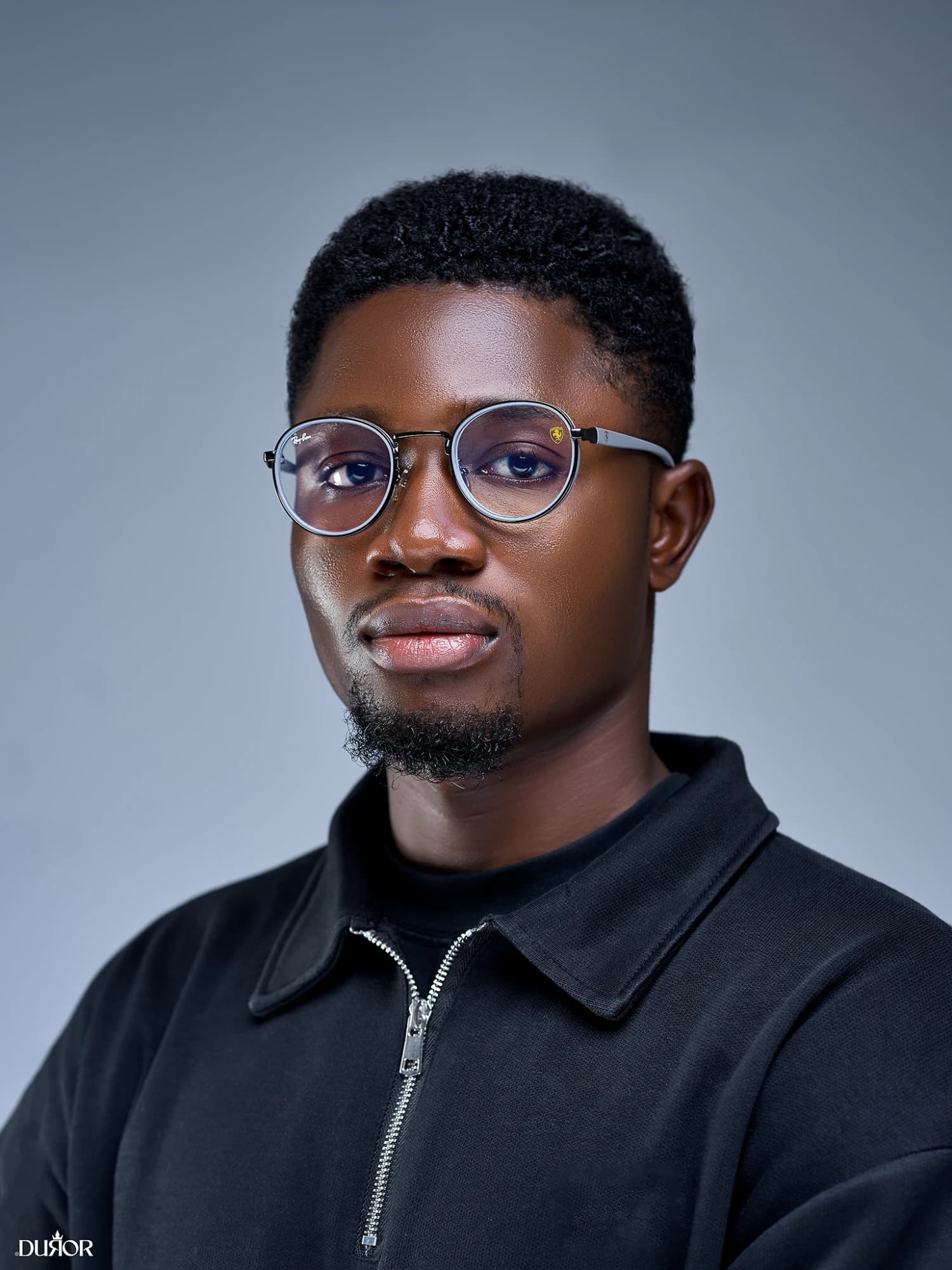 Damilola Ayanrinde in the studio